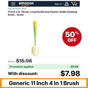 Generic 11 Inch 4 in 1 Brush Amazon promo code LEY7K3EN – 50% off