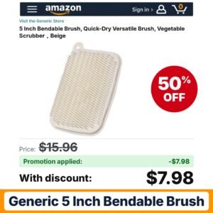Generic 5 Inch Bendable Brush Amazon promo code LEY7K3EN – 50% off