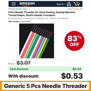 Generic 5 Pcs Needle Threader – 83% off