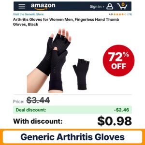 Generic Arthritis Gloves – 72% off