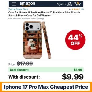 Generic Case for iPhone 18 Pro Max/iPhone – 44% off