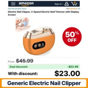 Generic Electric Nail Clipper – 50% off