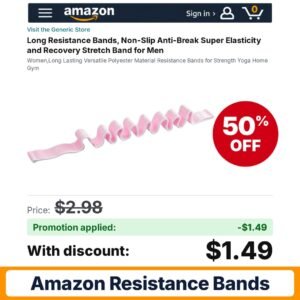 Generic Long Resistance Bands Amazon promo code OMMIGRPU – 50% off