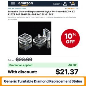 Generic Turntable Diamond Replacement Stylus Amazon promo code PH2IRNRU – 10% off