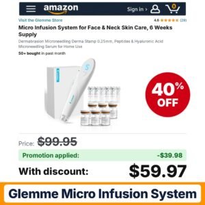 Glemme Micro Infusion System Amazon promo code ZCI2G8WU – 40% off