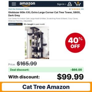 Globlazer 80in XXL Extra Large Corner Cat – 40% off