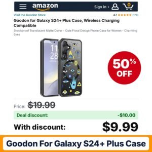 Goodon for Galaxy S24+ Plus Case – 50% off
