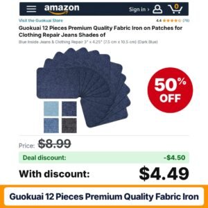 Guokuai 12 Pieces Premium Quality Fabric Iron – 50% off