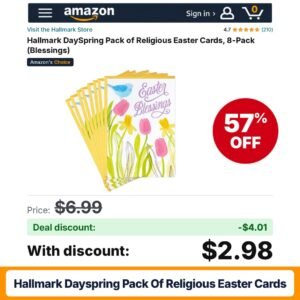 Hallmark DaySpring Pack of Religious Easter Cards – 57% off