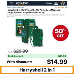 Harryshell 2 in 1 17e – 50% off
