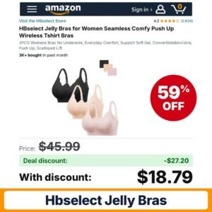 HBselect Jelly Bras – 59% off