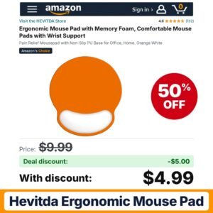 HEVITDA Ergonomic Mouse Pad – 50% off