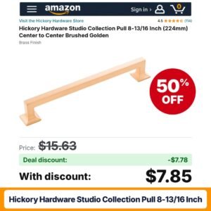 Hickory Hardware Studio Collection Pull 8-13/16 Inch – 50% off