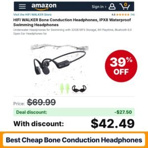 HIFI WALKER Bone Conduction Headphones – 39% off