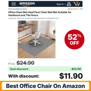 Higoom Office Chair Mat 48"x55" – 52% off