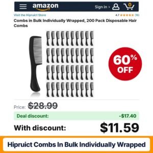 Hipruict Combs in Bulk Individually Wrapped – 60% off