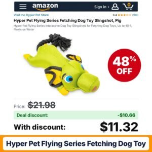 Hyper Pet Flying Series Fetching Dog Toy – 48% off
