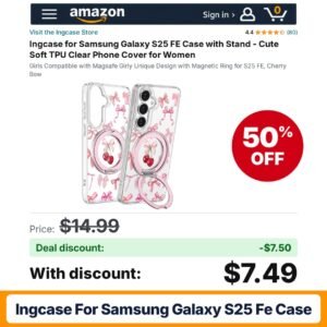 Ingcase for Samsung Galaxy S25 FE Case – 50% off