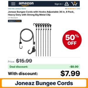Joneaz Bungee Cords – 50% off