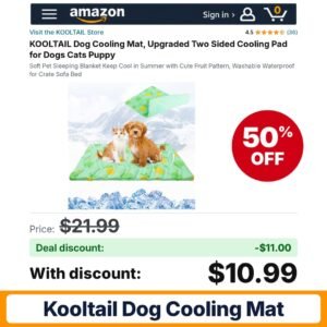 KOOLTAIL Dog Cooling Mat – 50% off