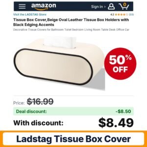 LADSTAG Tissue Box Cover – 50% off