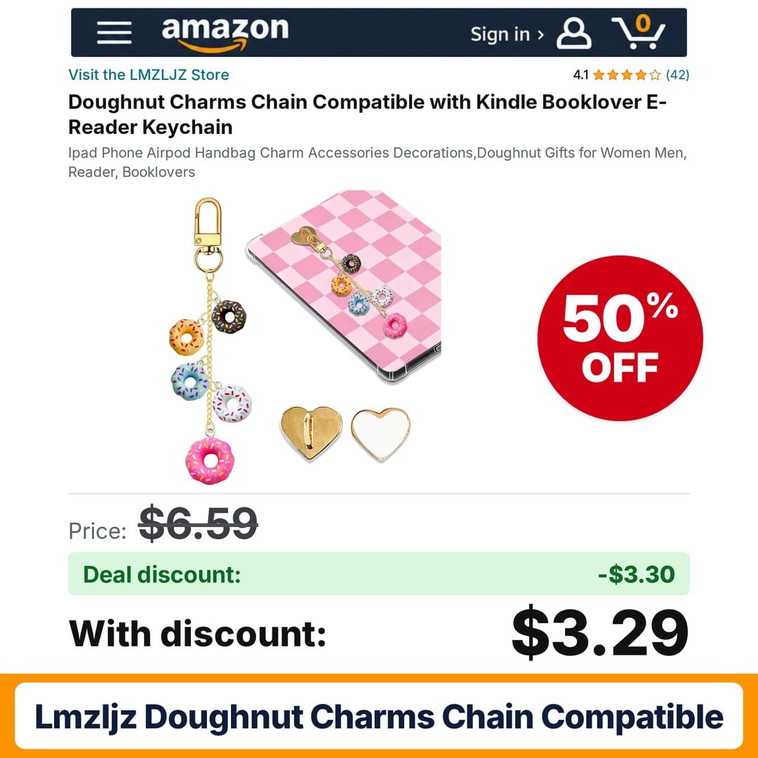 LMZLJZ Doughnut Charms Chain Compatible – 50% off