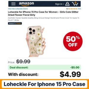 Loheckle for iPhone 15 Pro Case – 50% off
