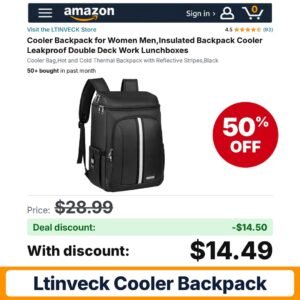LTINVECK Cooler Backpack – 50% off