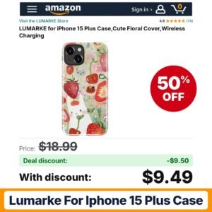 LUMARKE for iPhone 15 Plus Case – 50% off