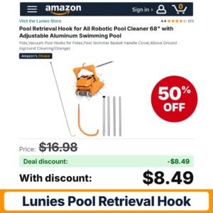 Lunies Pool Retrieval Hook – 50% off