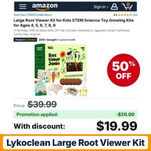LYKOCLEAN Large Root Viewer Kit Amazon promo code YAV2BHBK – 50% off