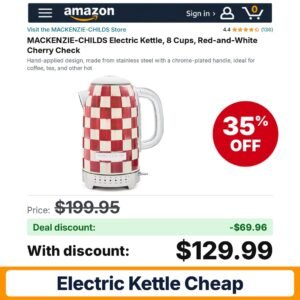 MACKENZIE-CHILDS Electric Kettle – 35% off
