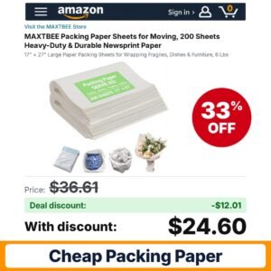 MAXTBEE Packing Paper Sheets – 33% off