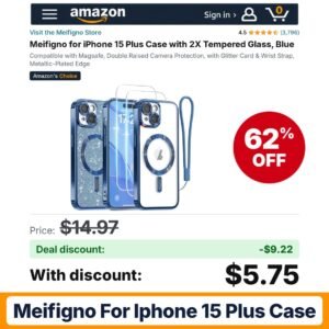 Meifigno for iPhone 15 Plus Case – 62% off