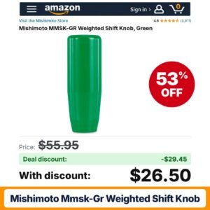 Mishimoto MMSK-GR Weighted Shift Knob – 53% off