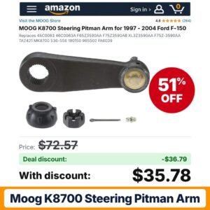 MOOG K8700 Steering Pitman Arm – 51% off