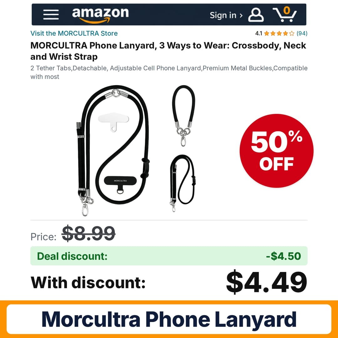 MORCULTRA Phone Lanyard – 50% off