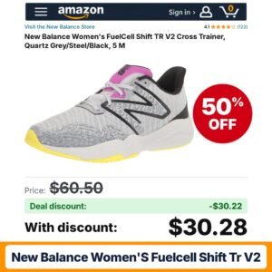New Balance Women's FuelCell Shift TR V2 – 50% off