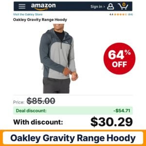 Oakley Gravity Range Hoody – 64% off