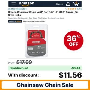 Oregon Chainsaw Chain – 36% off