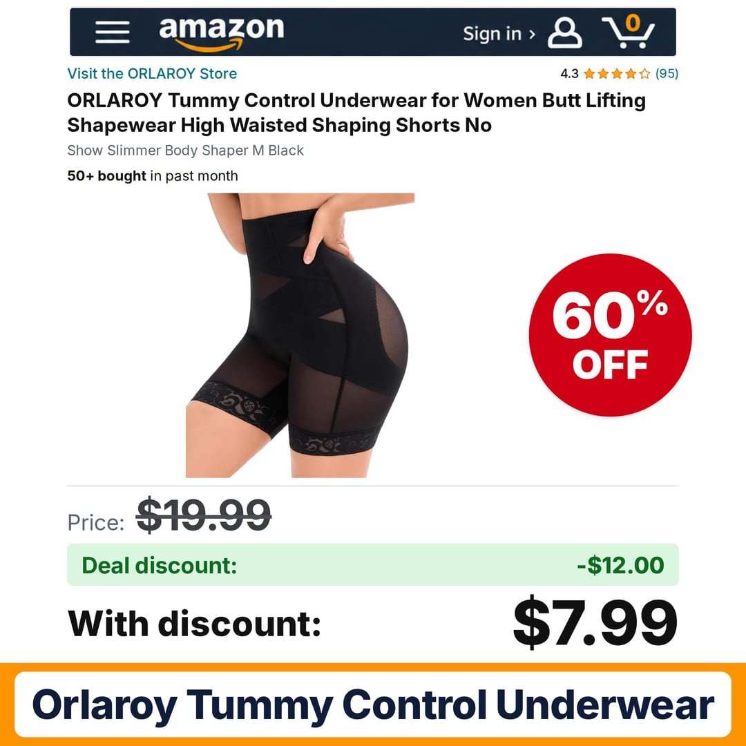ORLAROY Tummy Control Underwear – 60% off