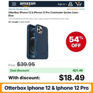 OtterBox iPhone 12 & iPhone 12 Pro – 54% off