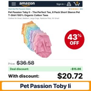Pet Passion Toby II – 43% off