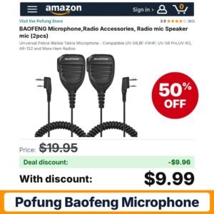 Pofung BAOFENG Microphone – 50% off