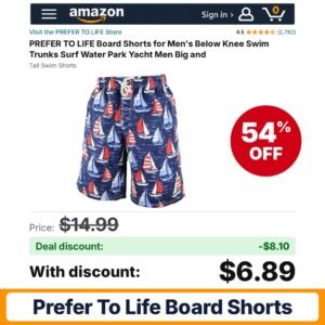 PREFER TO LIFE Board Shorts – 54% off