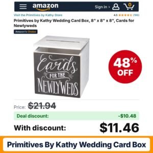 Primitives by Kathy Wedding Card Box – 48% off