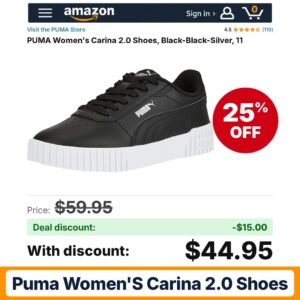 PUMA Women's Carina 2.0 Shoes – 25% off
