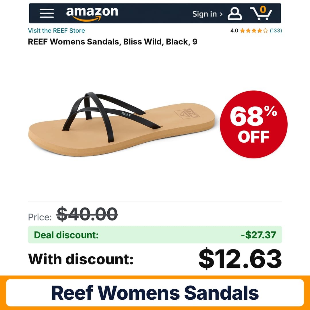 REEF Womens Sandals – 68% off