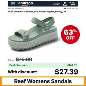 REEF Womens Sandals – 63% off