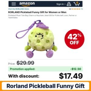 RORLAND Pickleball Funny Gift Amazon promo code IAP1RBCX – 42% off